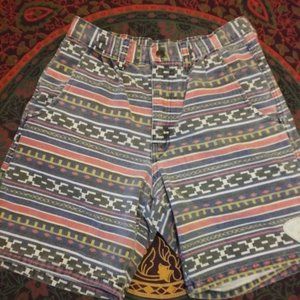 vintage Billabong Aztec print shorts mens size 28